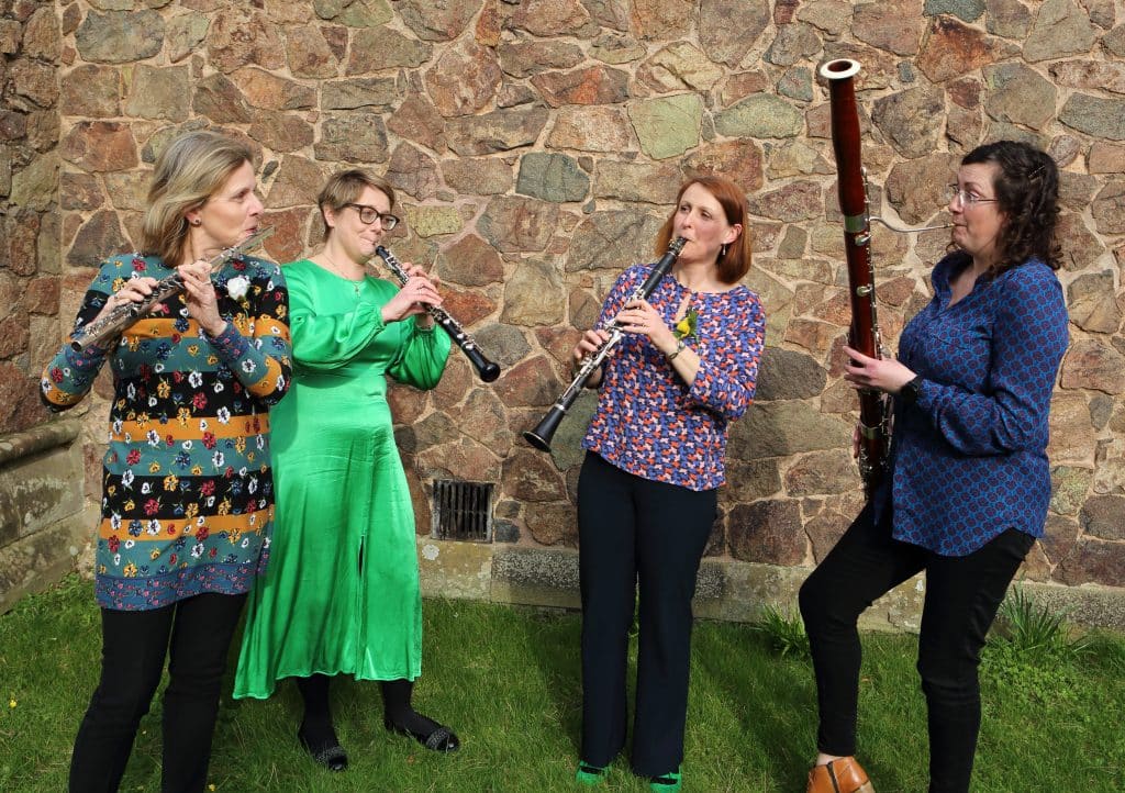 ESO Wind Quartet at Evesham Dementia Action Alliance Group English