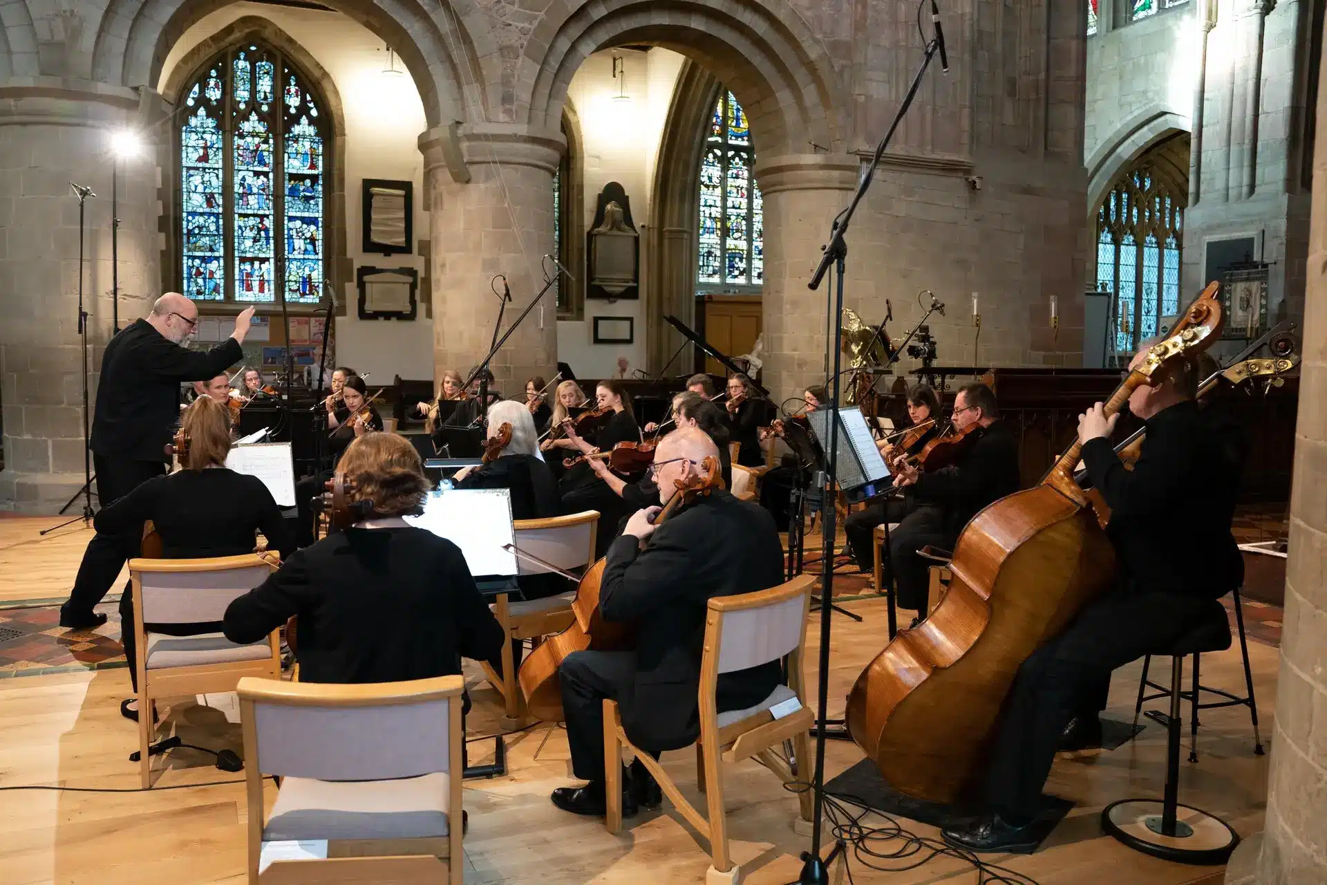 ESO strings playing music