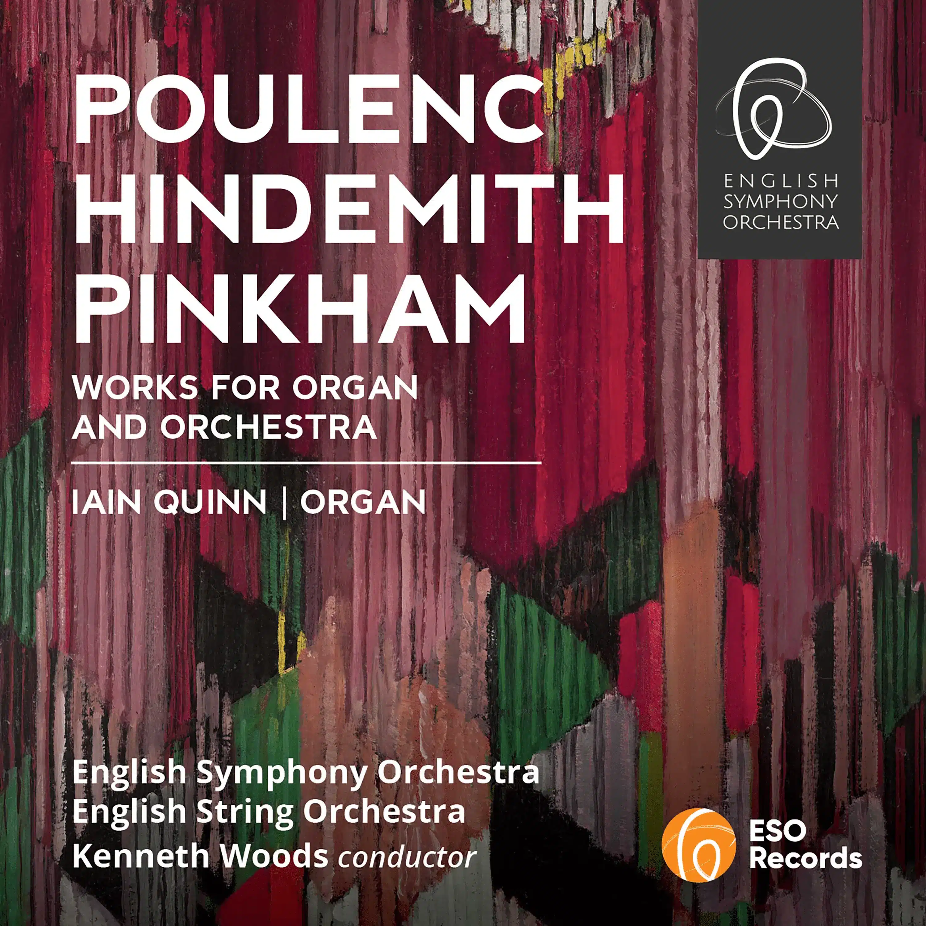 Poulenc, Organ Works digital cover