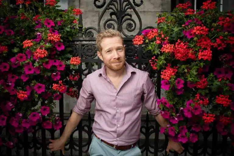 Portrait photo of Zeb Soanes smiling